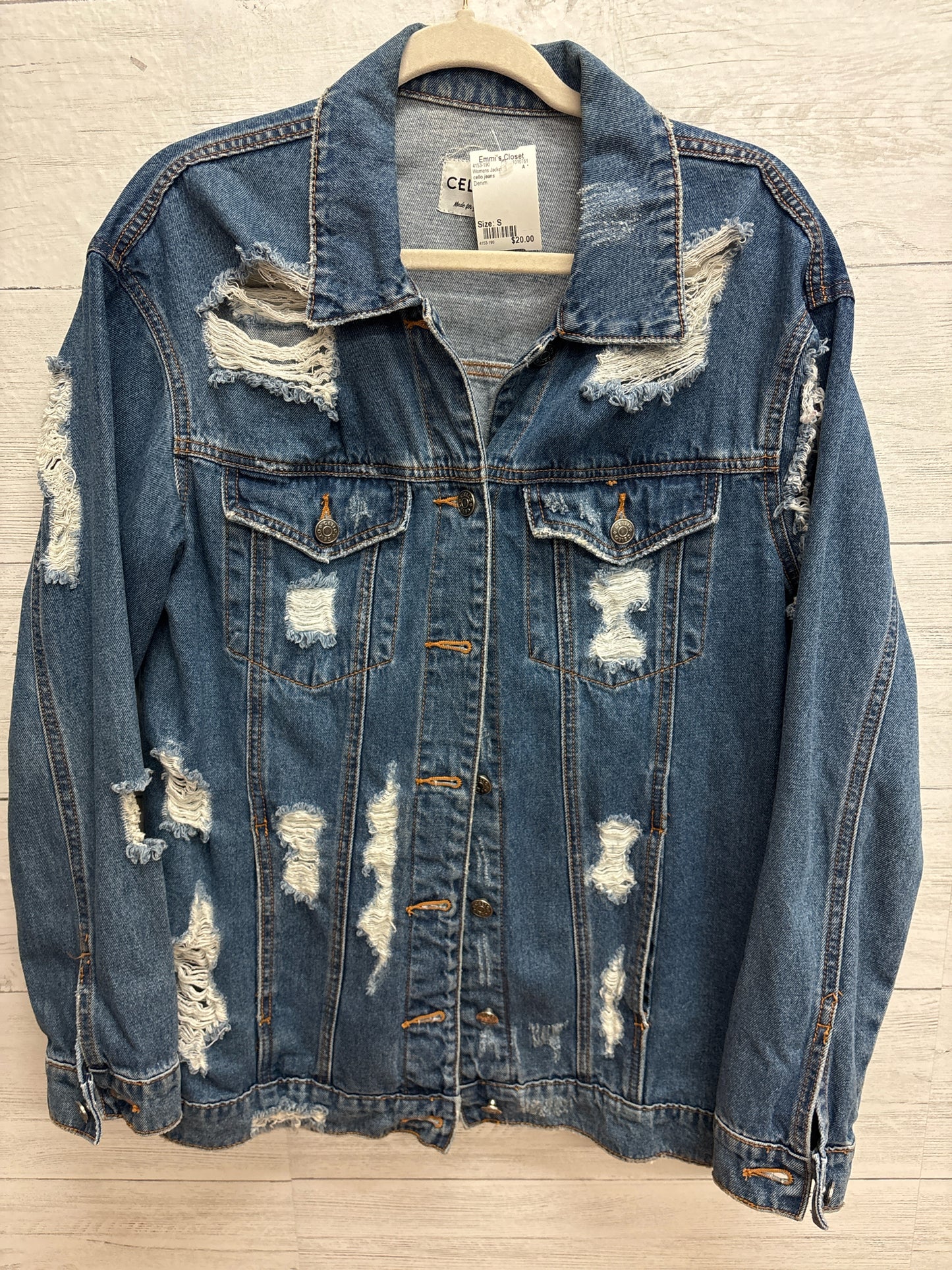 Size S cello jeans Denim Womens Jacket