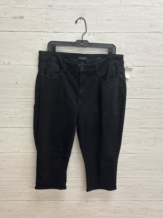 Size 20 Judy Blue Black Denim Capri