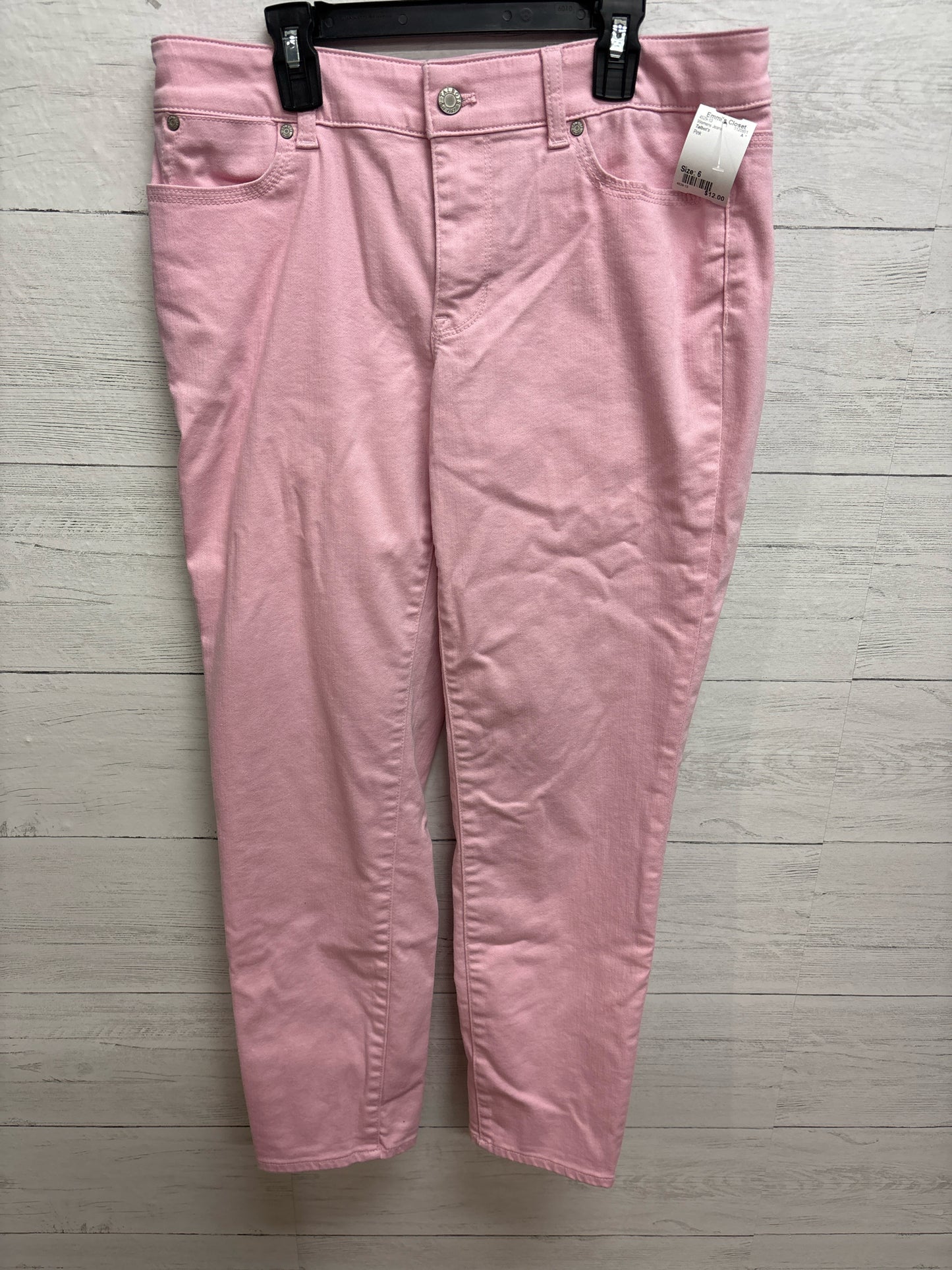 Size 6 Talbot's Pink Womens Jeans