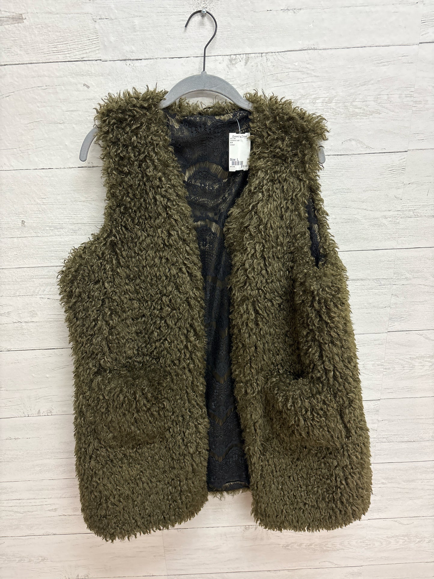 Size L N/A Green Womens Vest