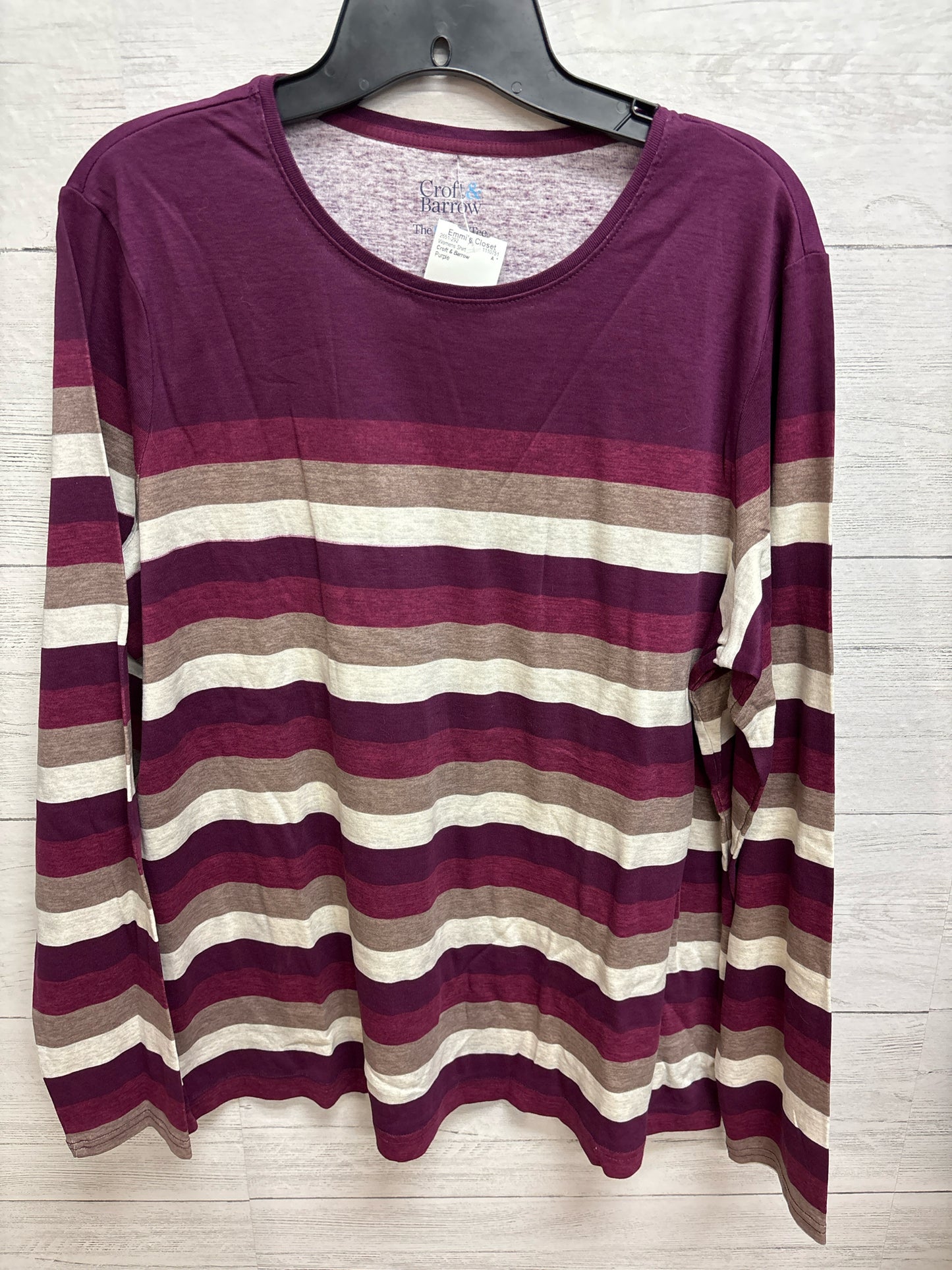 Size XXL Croft & Barrow Purple Womens Shirt