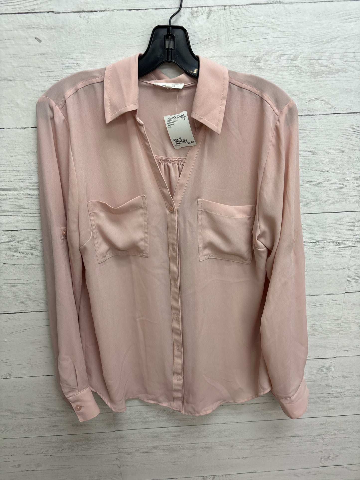 Size M Maurices Pink Womens Shirt