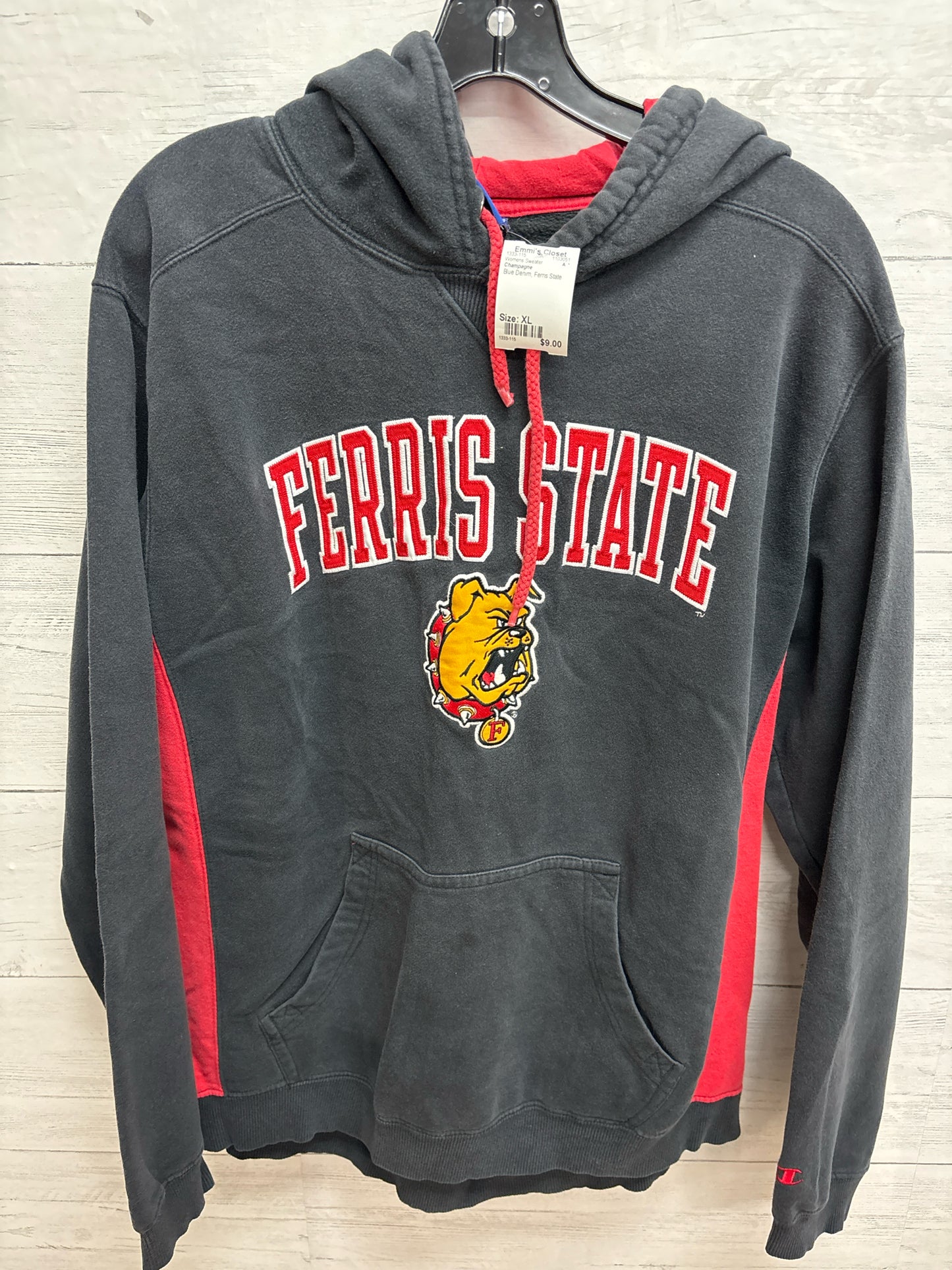 Size XL Champagne Blue Denim Womens Sweater