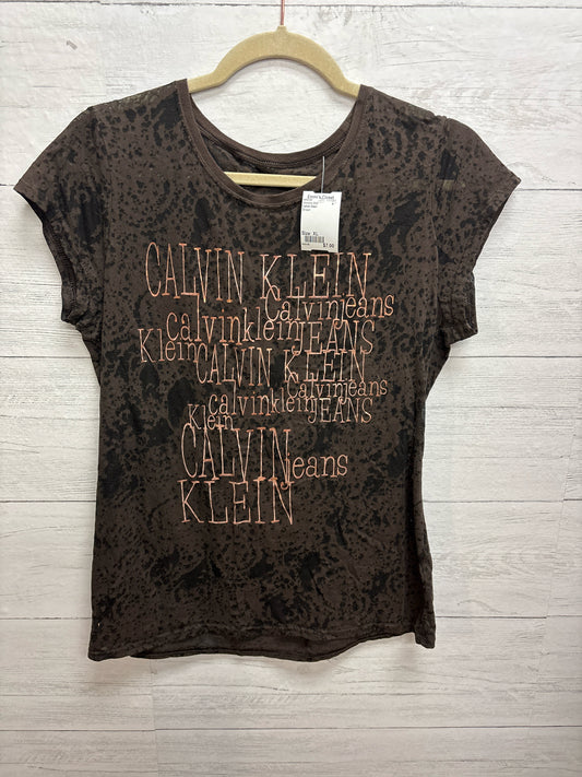 Size XL Calvin Klein Brown Womens Shirt
