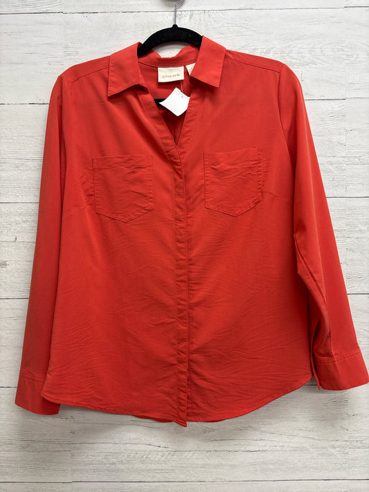 Size S Chico's Design Orange Shirt