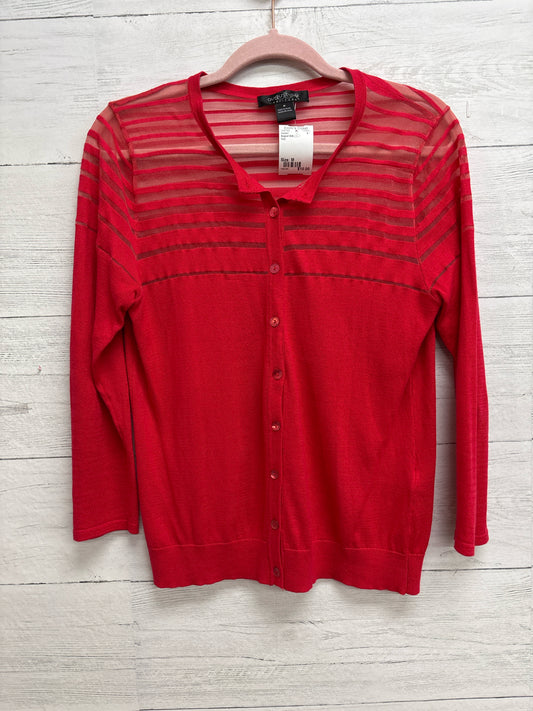 Size M August Silk Red Sweater