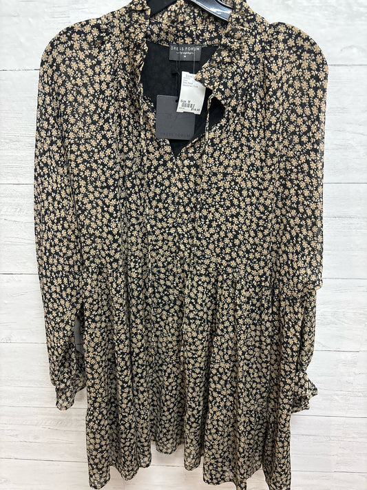 Size M Dress Forum Black/Brown Dress