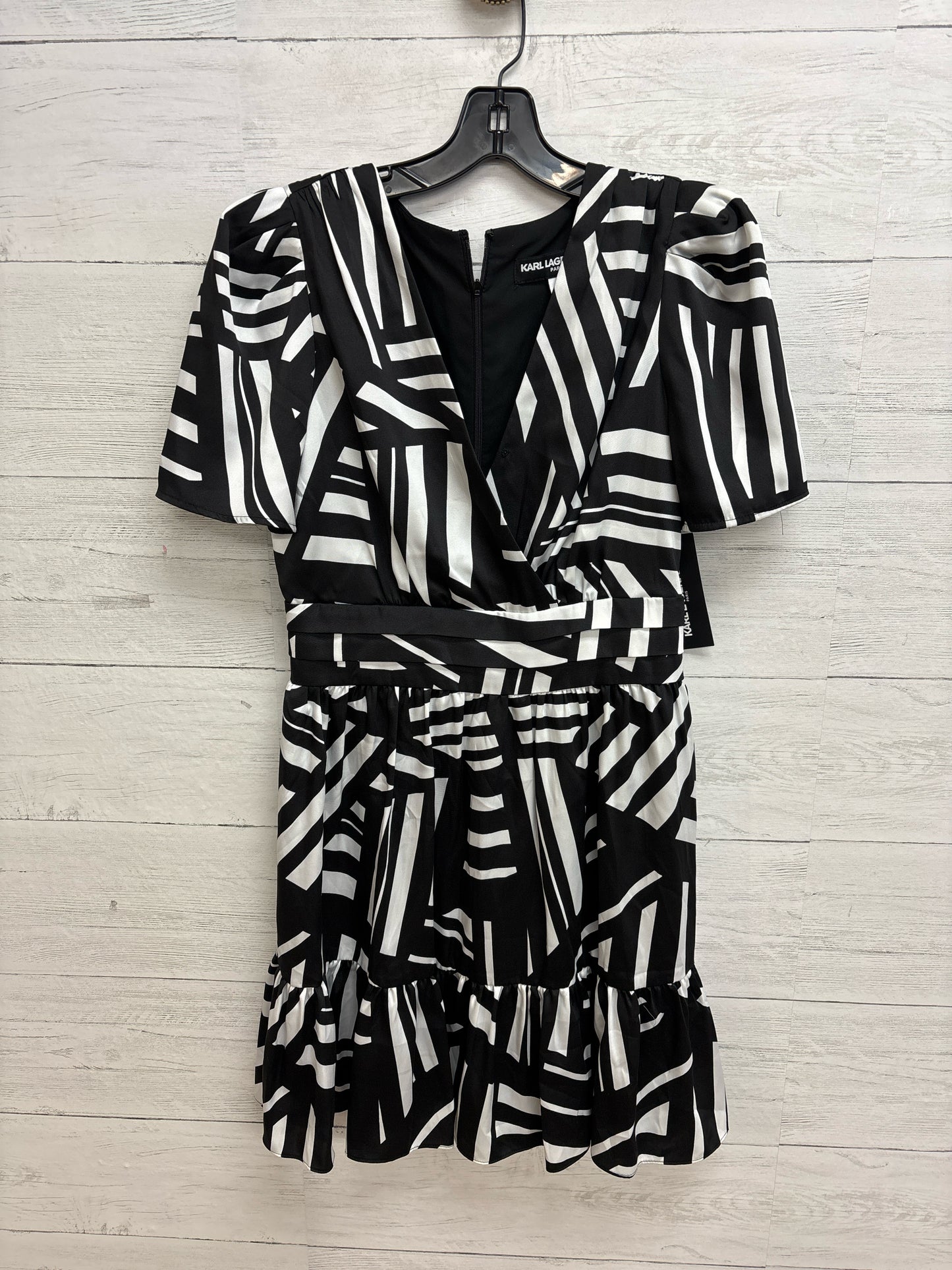 Size 6 Karl Lagerfeld Black/White Dress