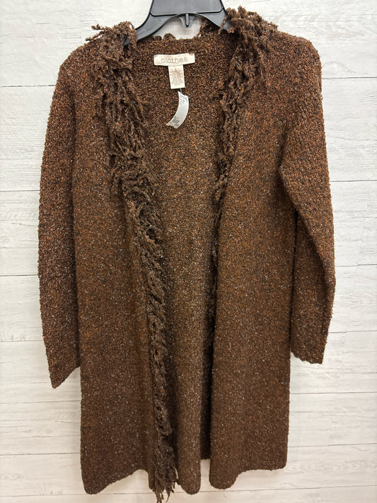 Size S C.L.O.T.H.E.S Brown Womens Cardigan