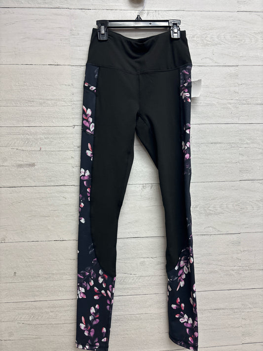 Size XS Gaiam black/purple Leggings