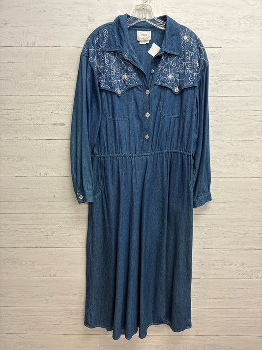 Size 16 Country Wear Blue Dress