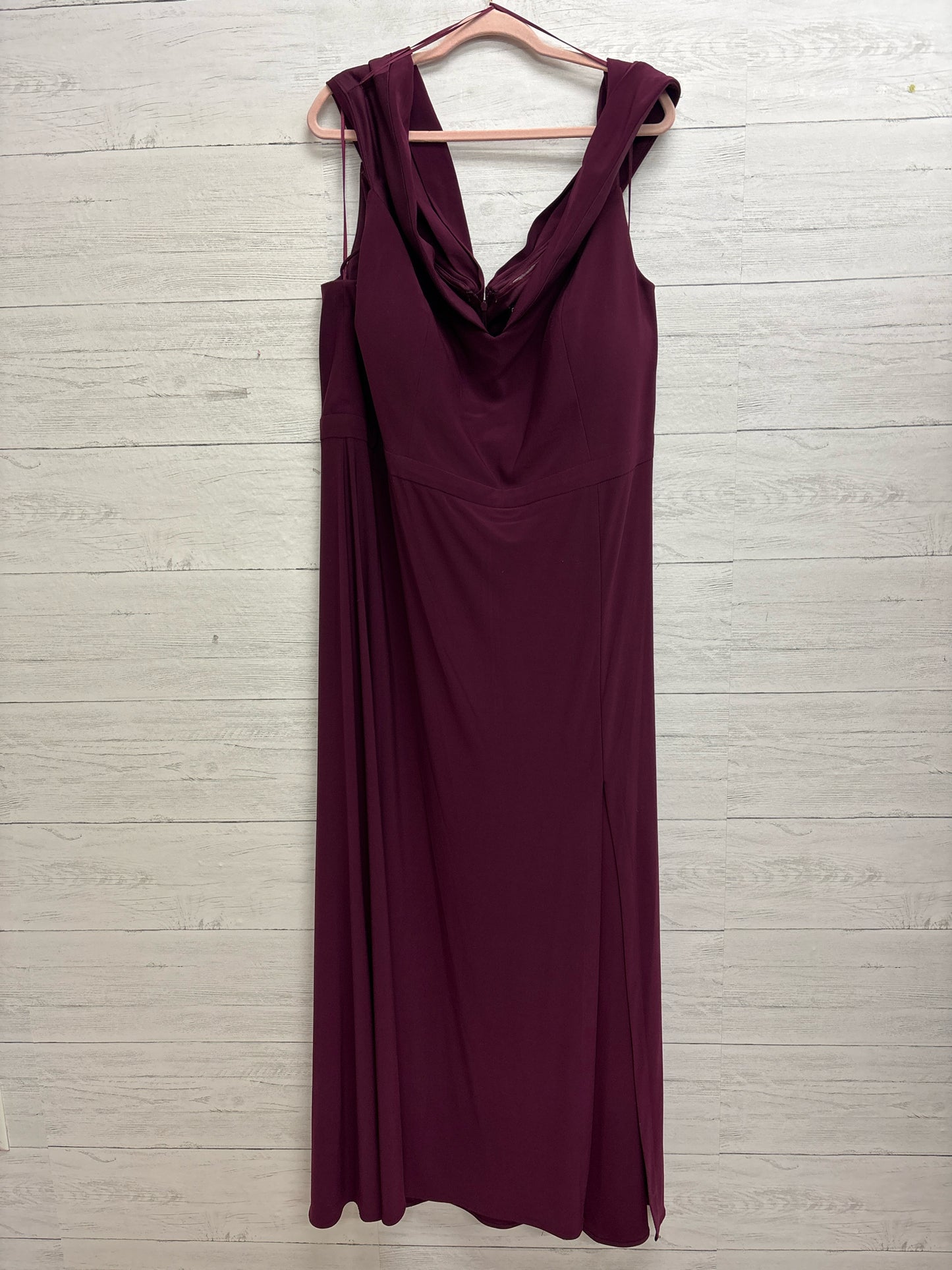 Size 22 Morgan & Co Plum Gown