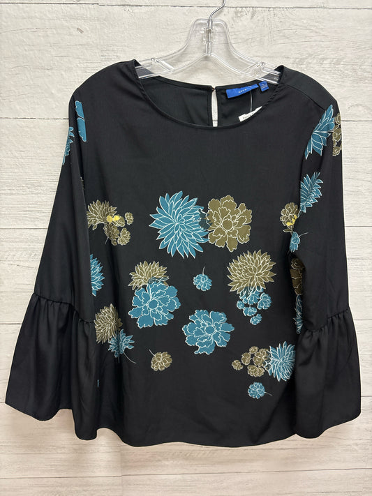 Size L APT.9 Black/Blue Womens Shirt