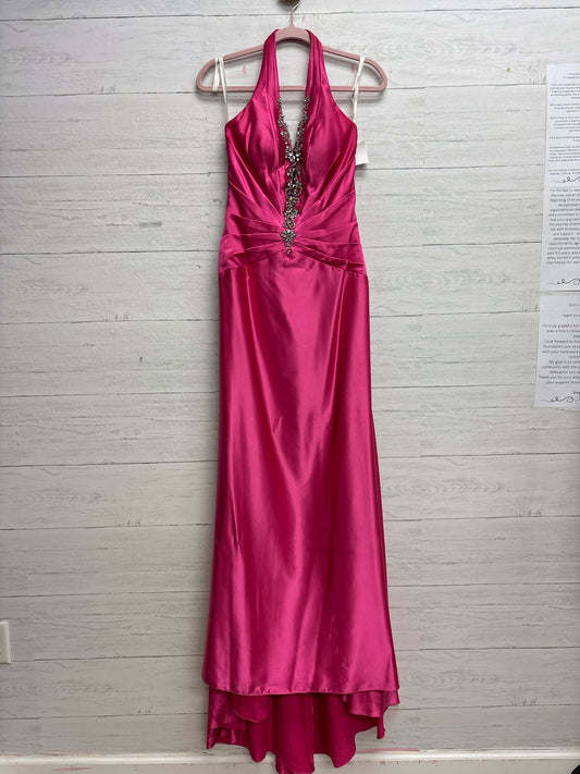 Size 10 LA BELLA FASHON Pink Gown/Evening Wear
