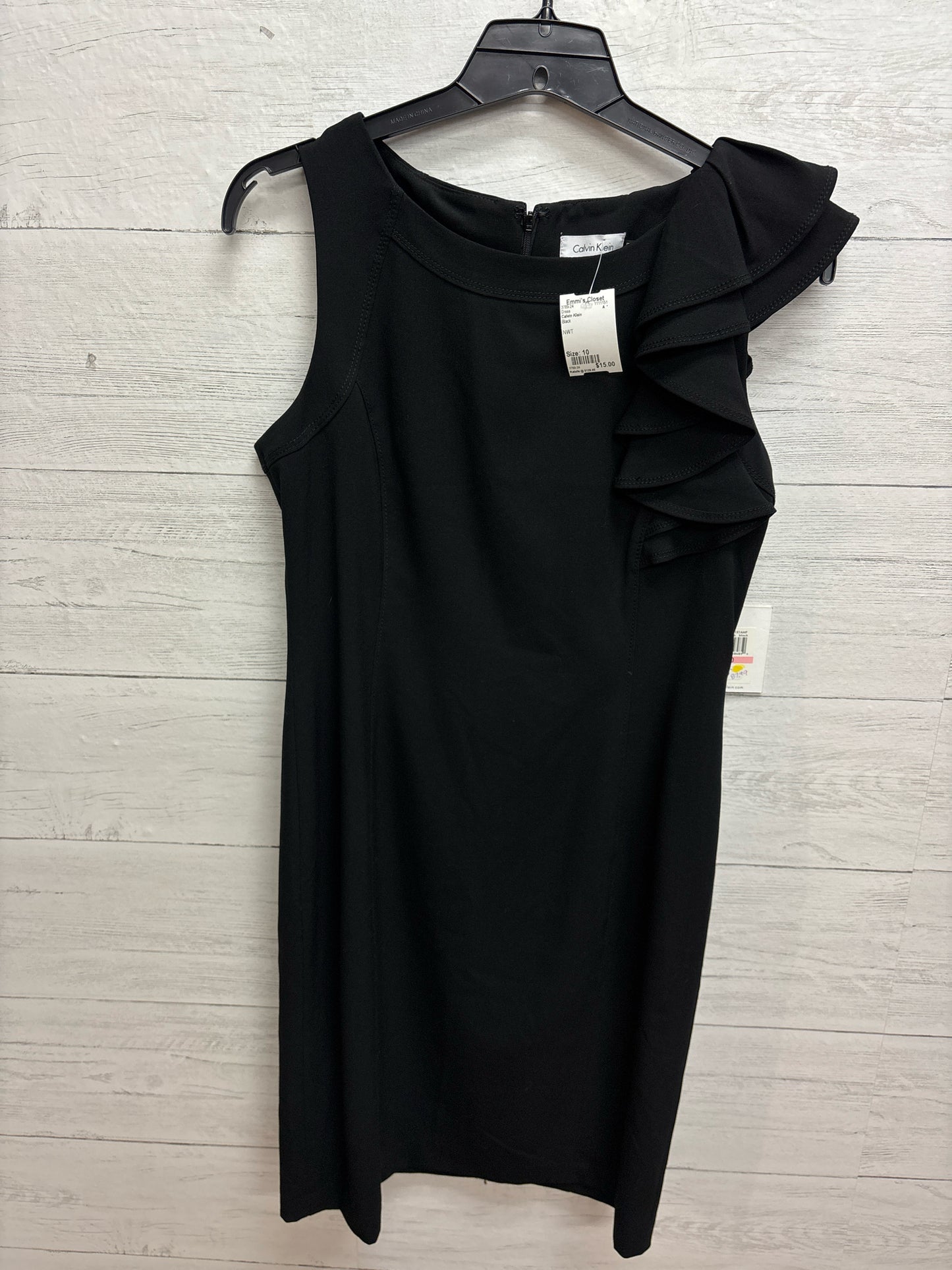Size 10 Calvin Klein Black Dress