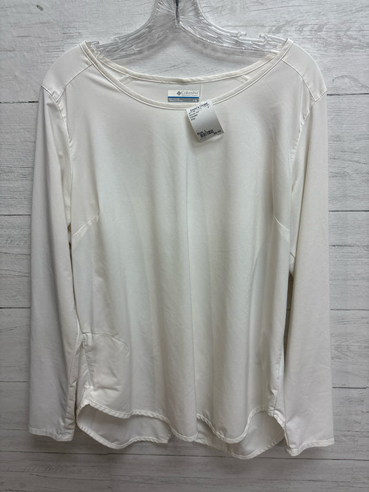 Size L Columbia White Womens Shirt