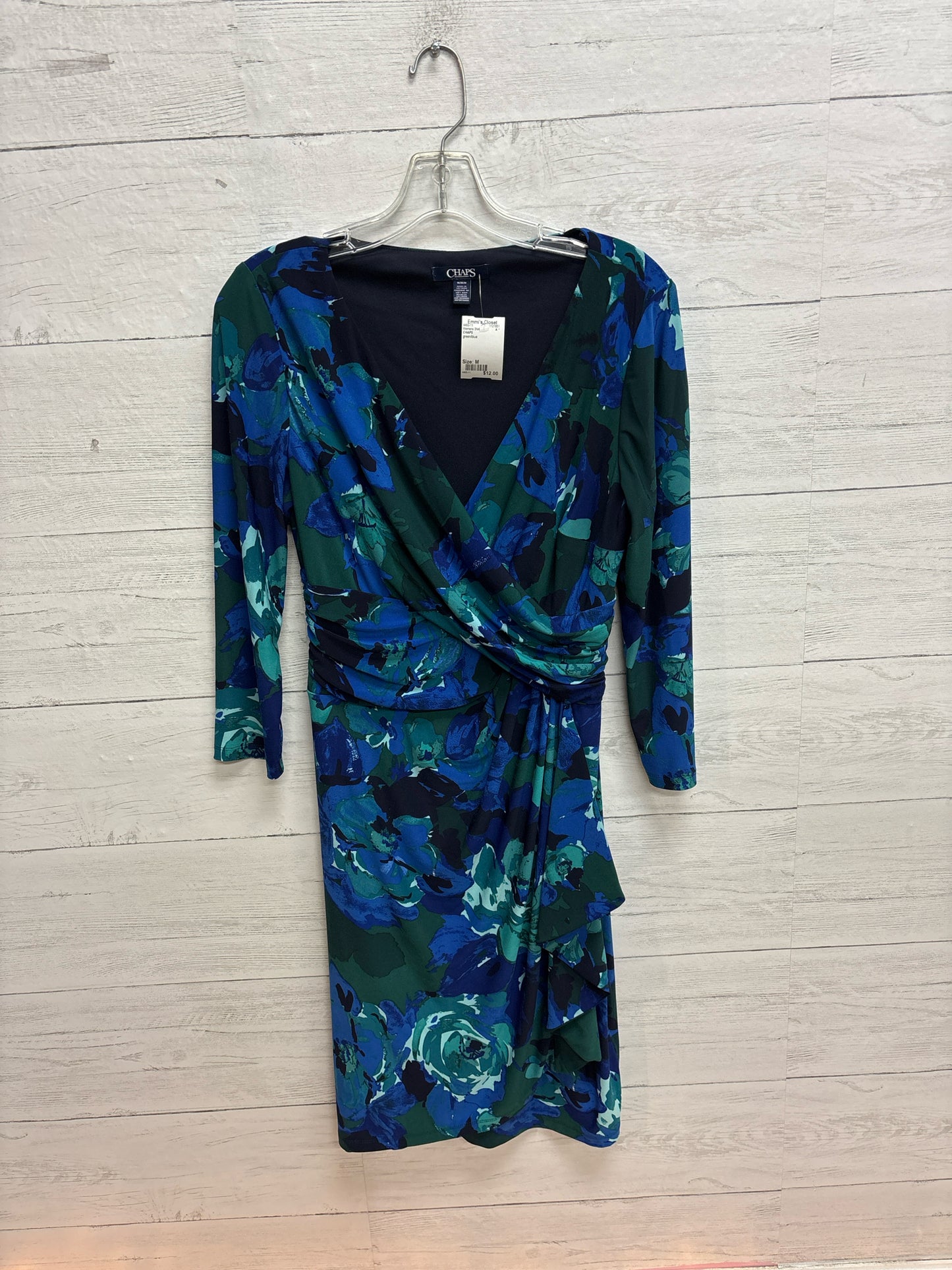 Size M CHAPS green/blue Womens Shirt