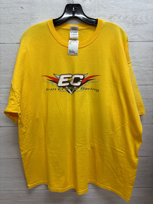 Size 2X Gildan Yellow Mens Shirt