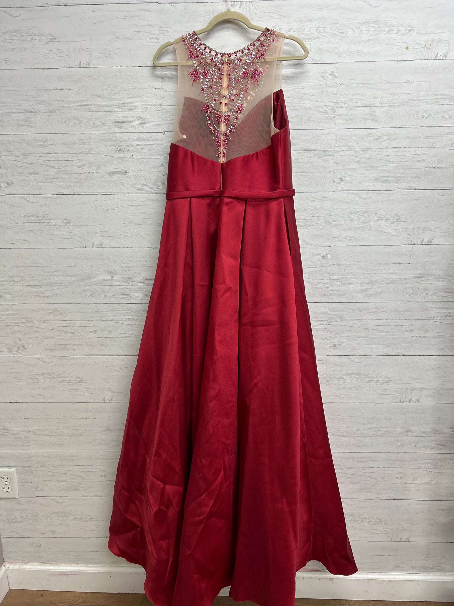 Size XL Let's Fashions Red Gown