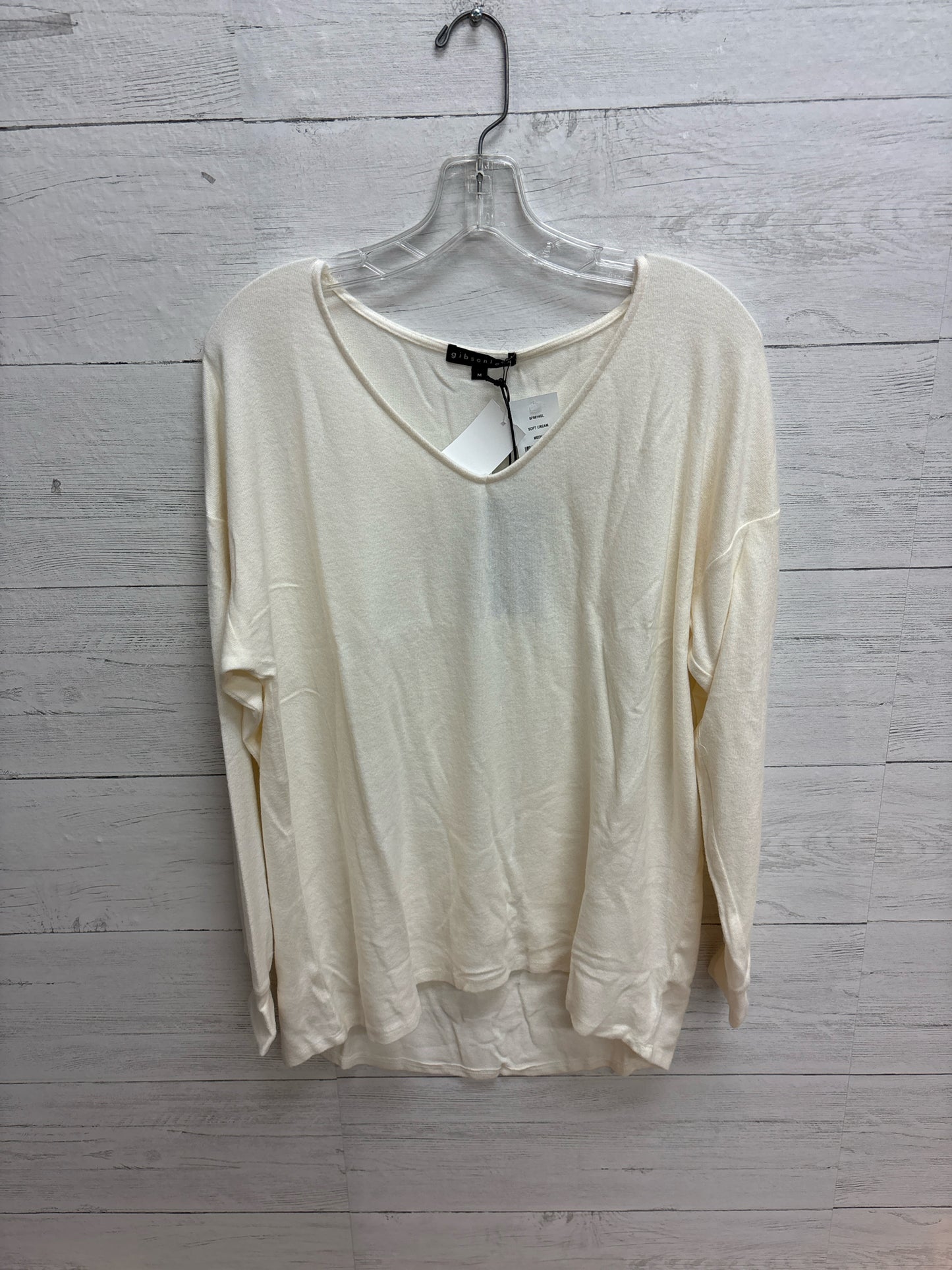 Size M GIBSON LOOK Cream Womens Shirt