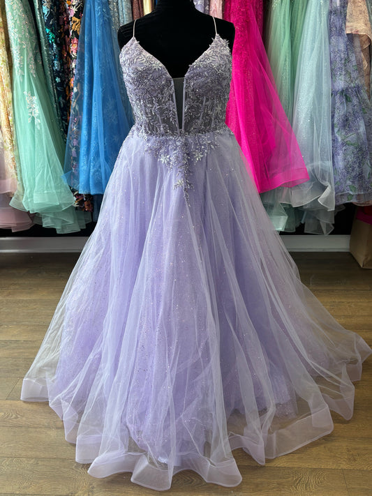 Size 22 Emmi's Elegance Lilac Gown