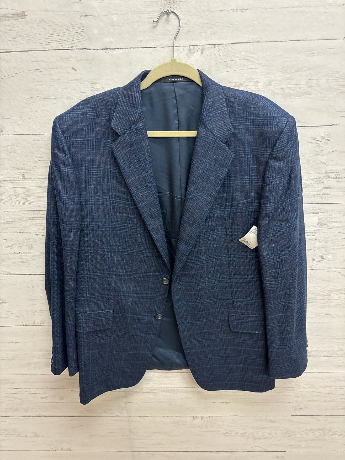 Size 44 R HICKEY FREEMAN Blue Mens Jacket