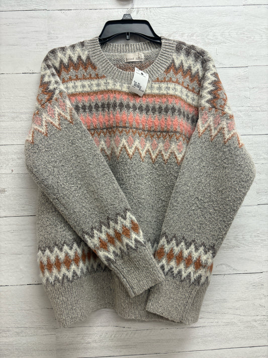 Size M/L Grey/Pink Sweater