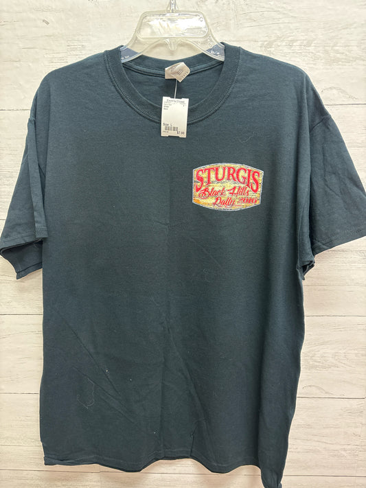Size L Gildan Black Mens Shirt