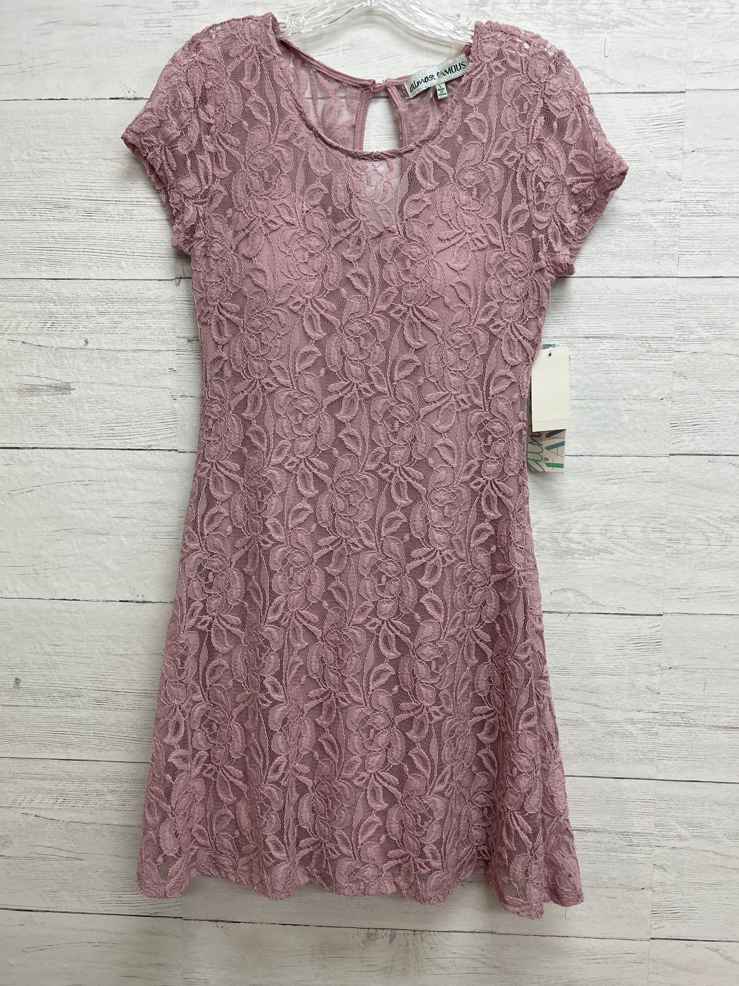 Size L Almost Famous Pink Dress