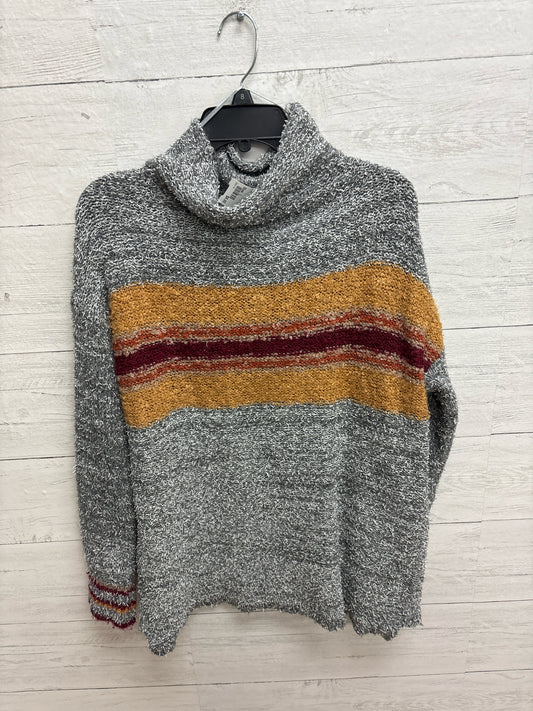 Size L N/A GREY/ORANGE/RED Womens Sweater