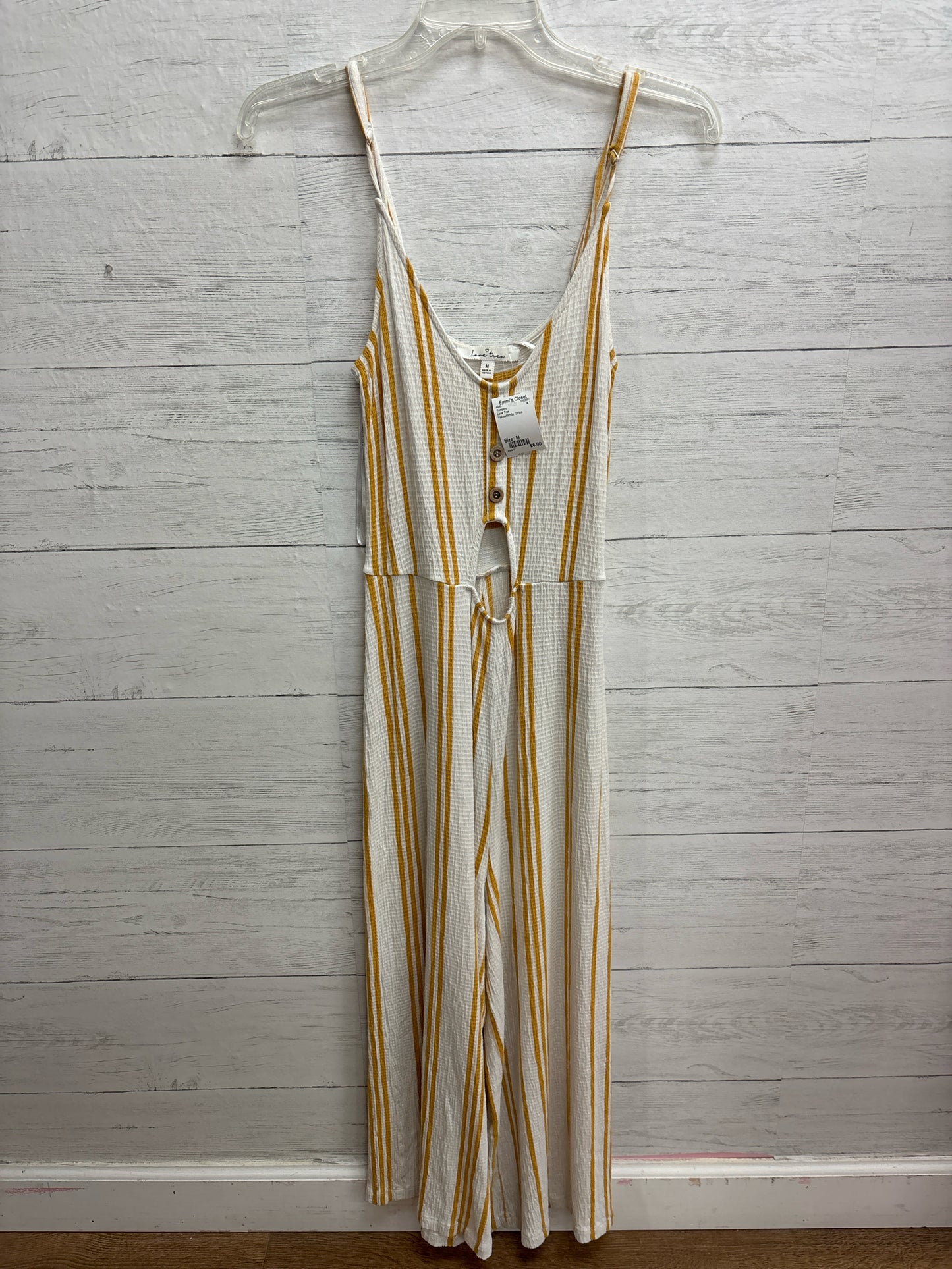 Size M Love Tree Yellow/White Rompers