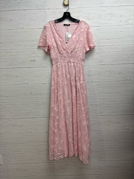 Size M Simple Pink Dress