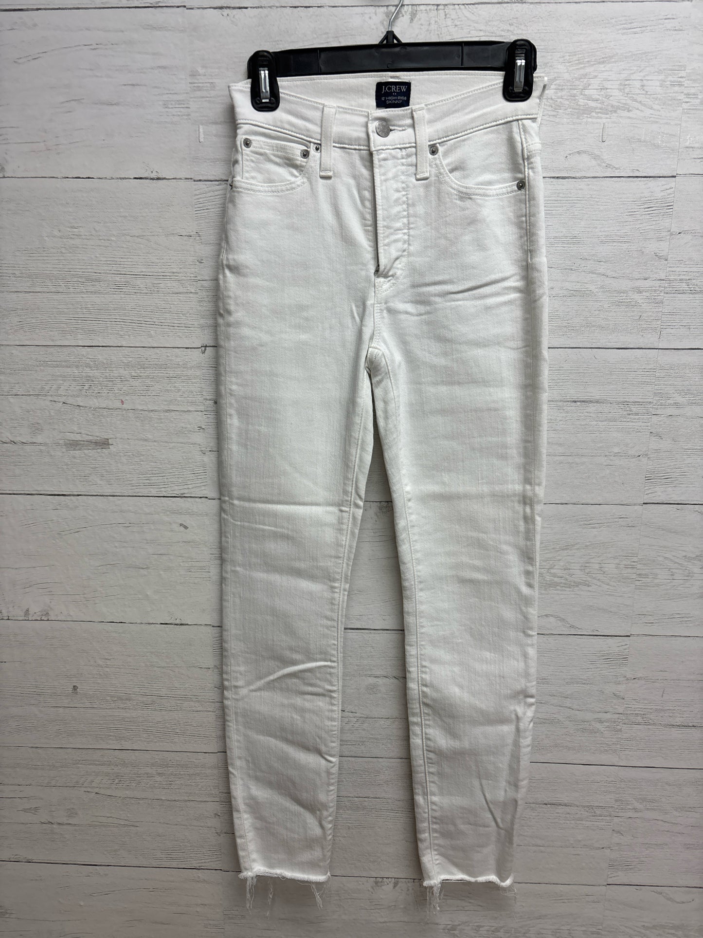 Size 24 J Crew White Denim Pants