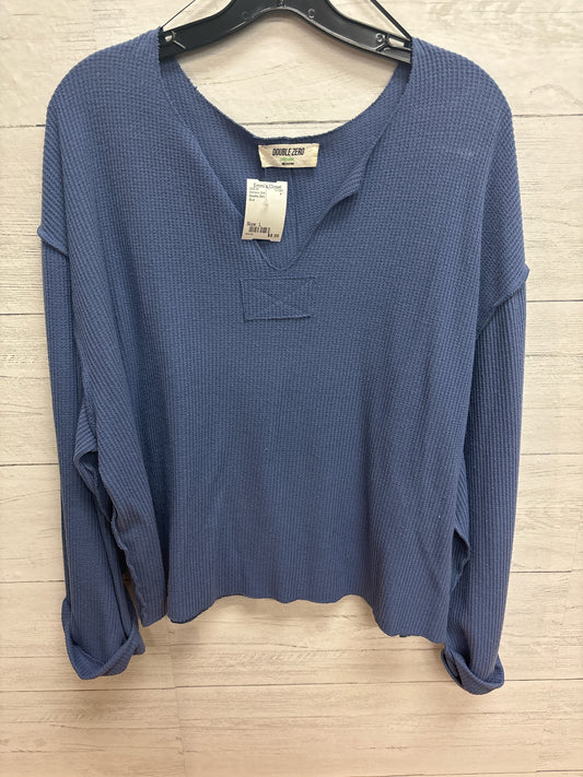 Size L Double Zero Blue Womens Shirt