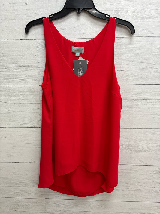 Size M Veronica.m Red Womens Tank-Top