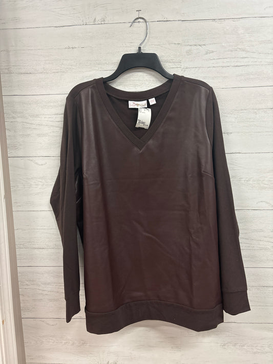 Size L BELLE Brown Shirt