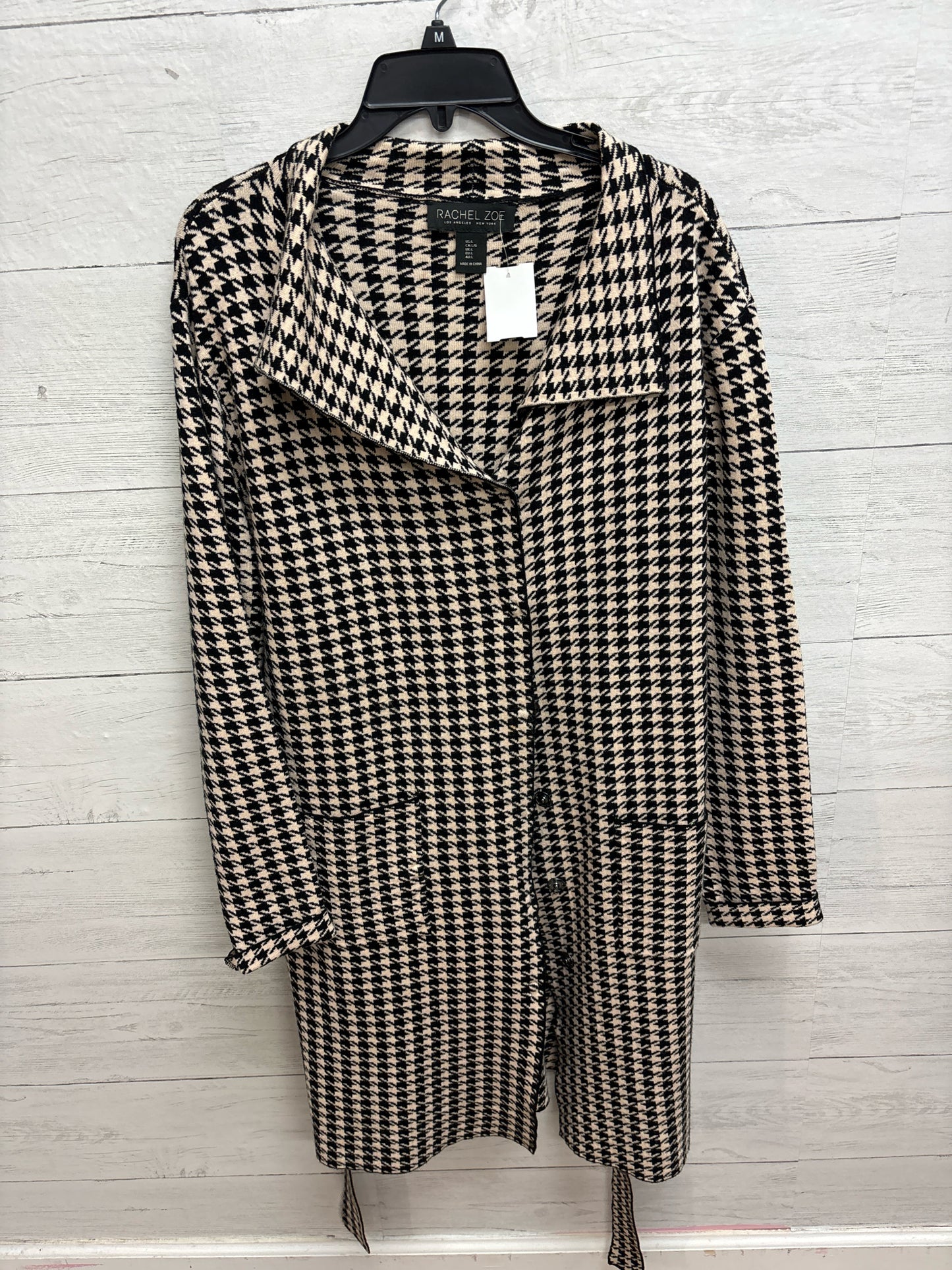 Size L Rachel Zoe Black/White Womens Jacket