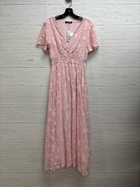 Size M Simple Pink Dress