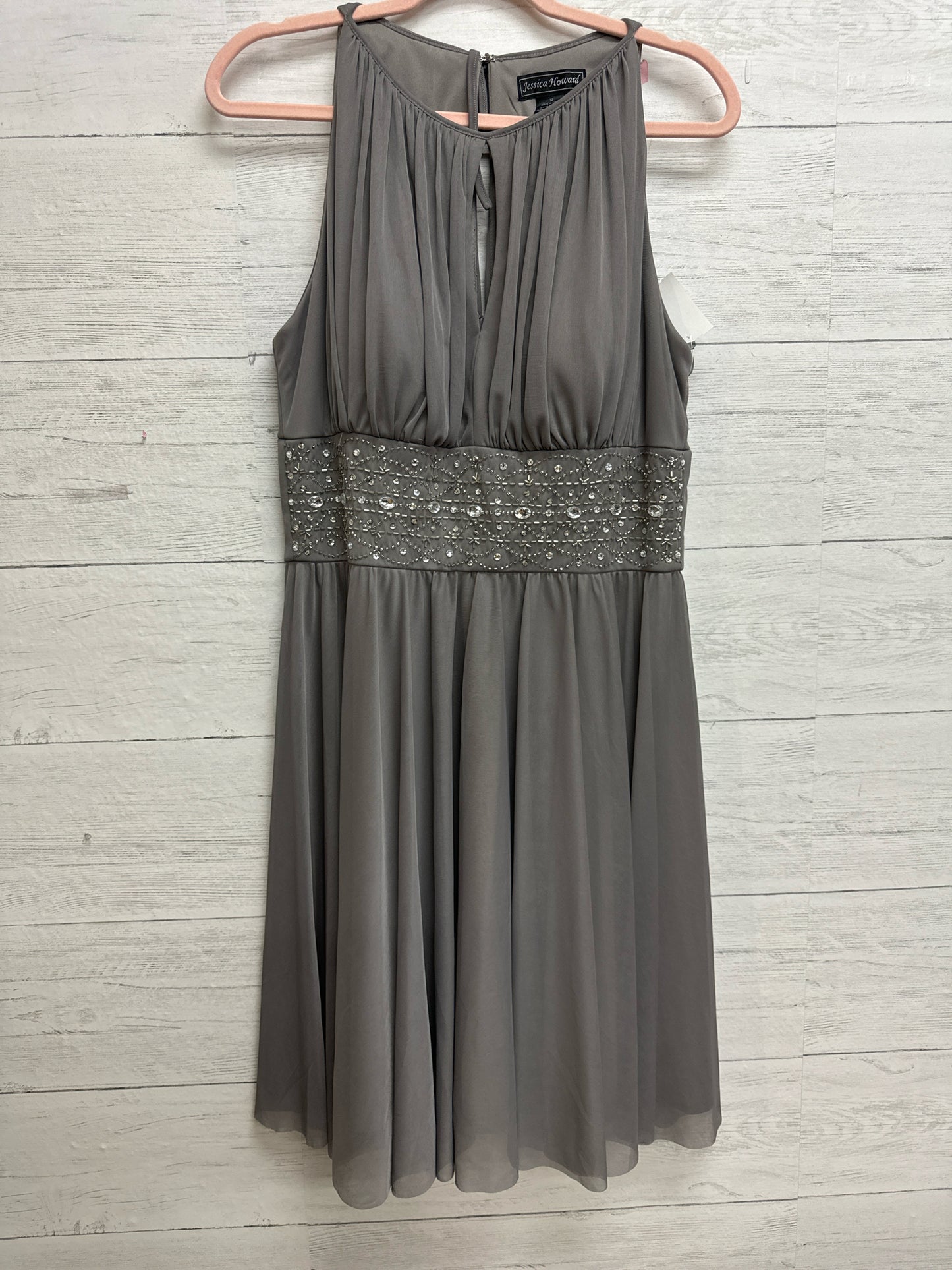 Size 12 Jessica Howard Gray Gown