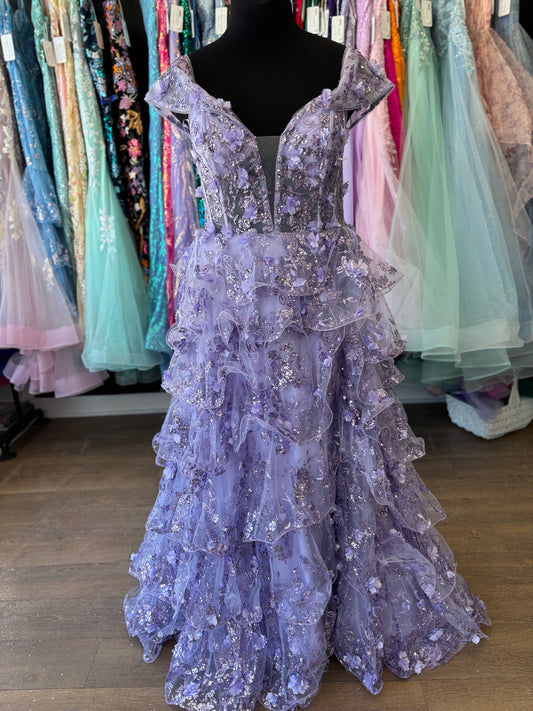 Size 14 Emmi's Elegance Lilac Gown