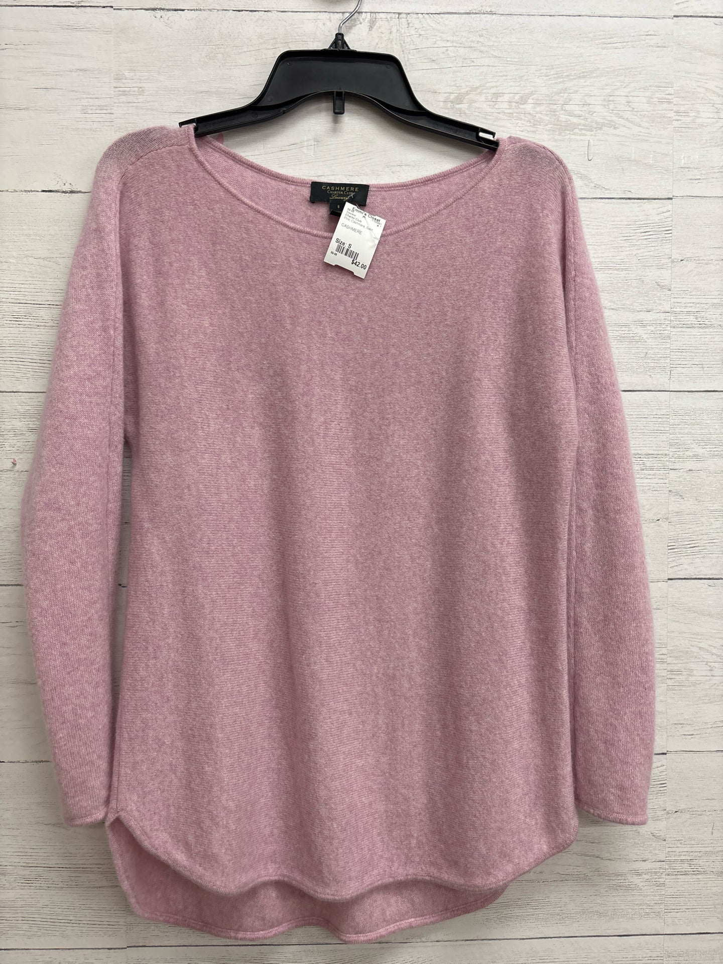 Size S Charter Club Pink Sweater