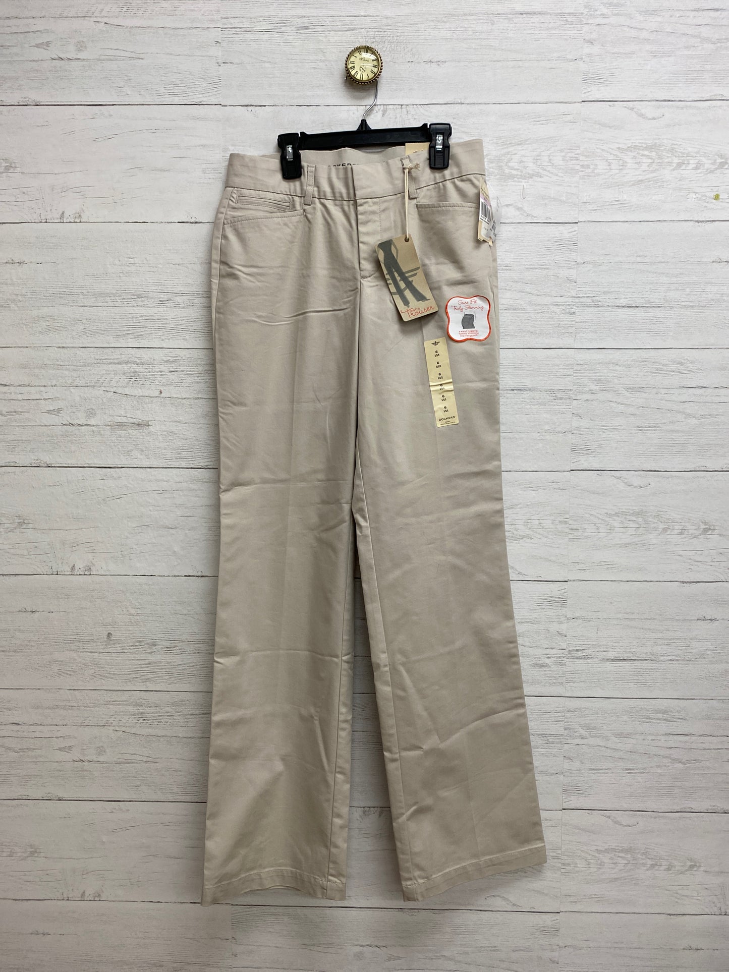 Size 6L Dockers Khaki Pants