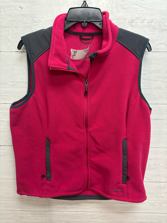Size L LL Bean Pink Womens Vest