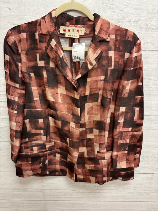Size 40 Marni Red Womens Blazer