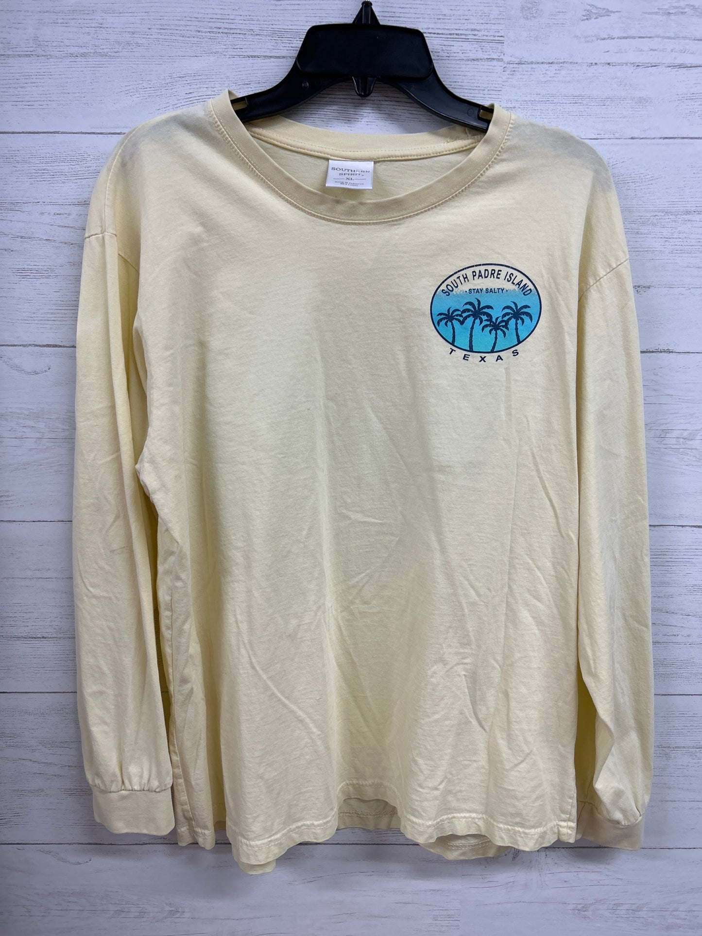 Size XL Southern Spirit Yellow Shirt