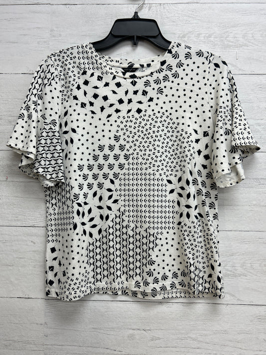 Size M Ann Taylor Black/White Shirt