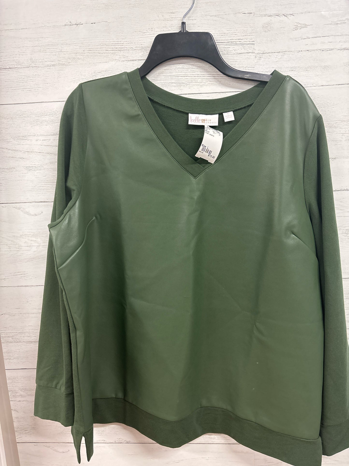 Size L BELLE Green Shirt