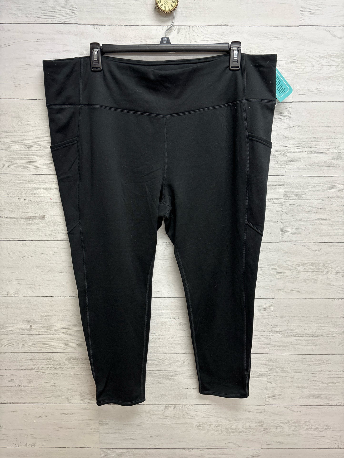 Size 3X MTA Sports Black Womens Leggings