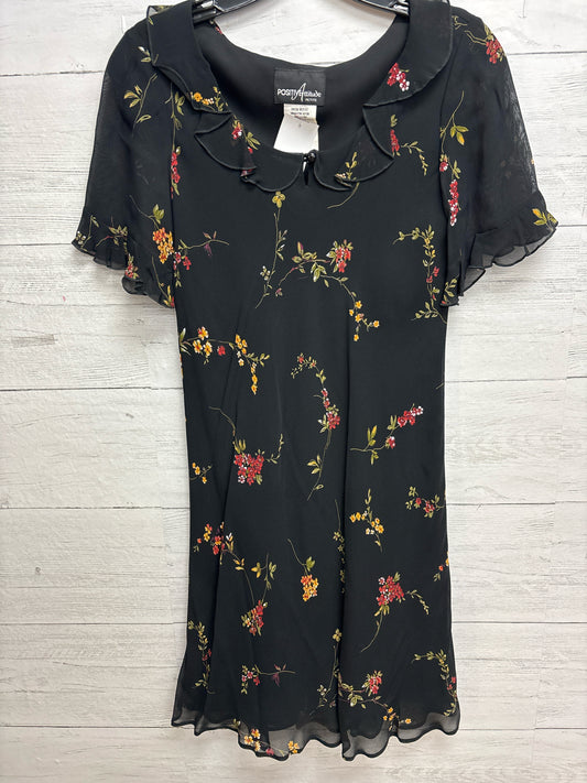 Size 4 Positive Atitude BLACK FLORAL Dress