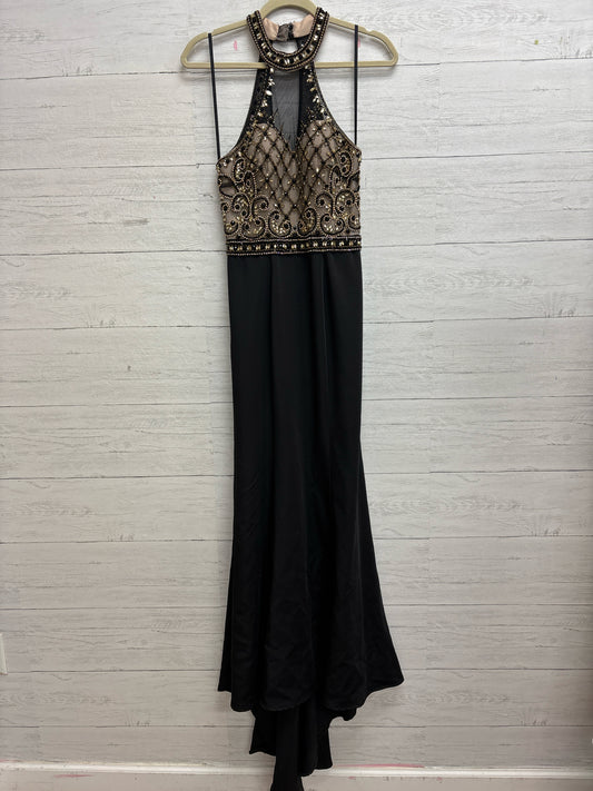 Size 4 Abby Paris Black Gown